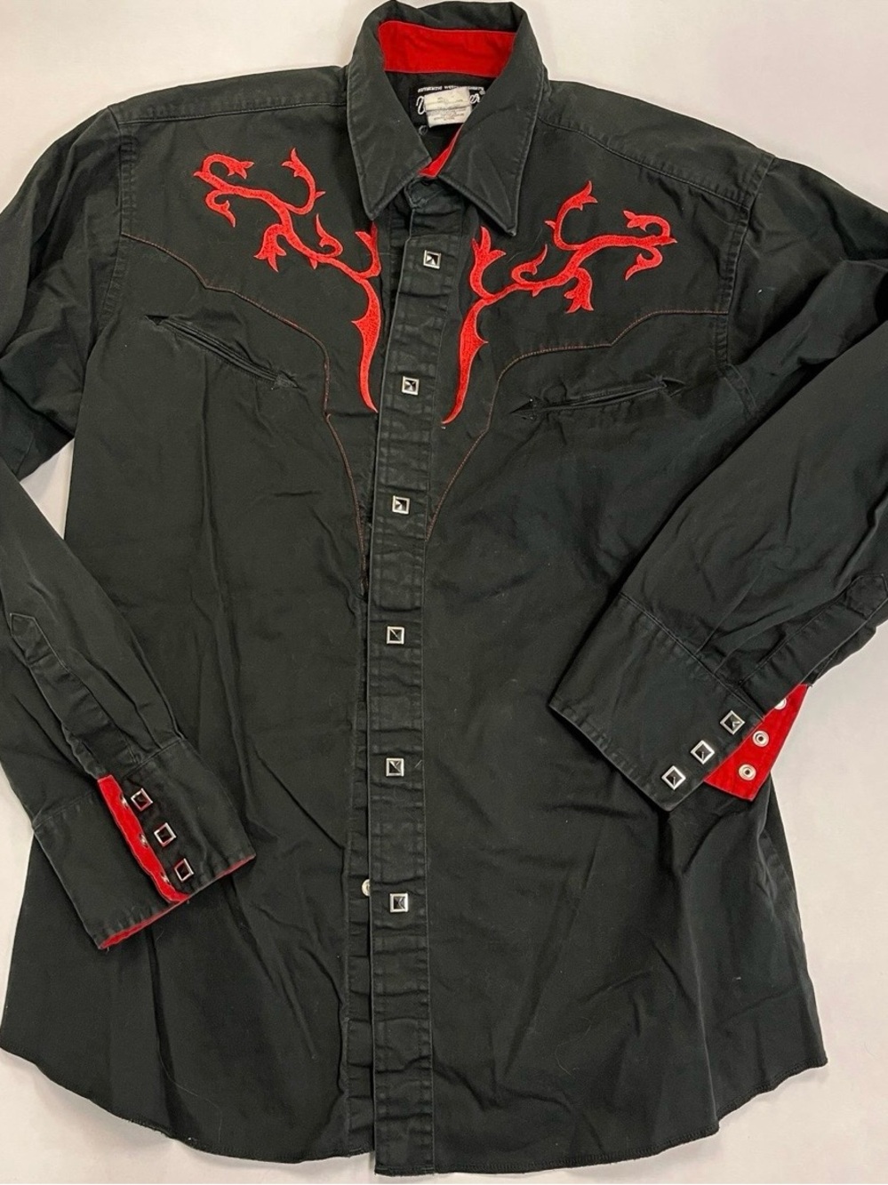 Vintage Wrangler Embroidered Western Shirt